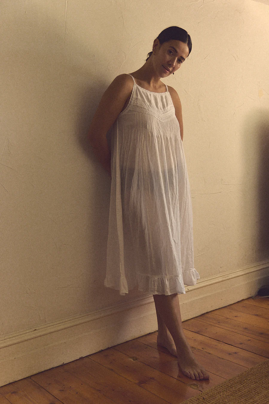 Arabella - Pin Tucked Lace Slip - Image 5