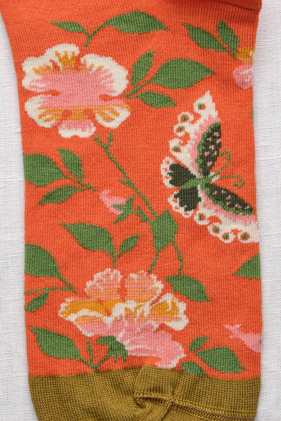 Bonne Maison Socks - Papillon Orange - Image 2