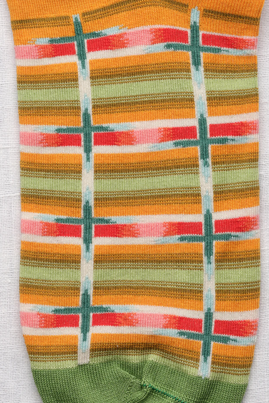 Bonne Maison Socks - Carreaux Curcuma - Image 2