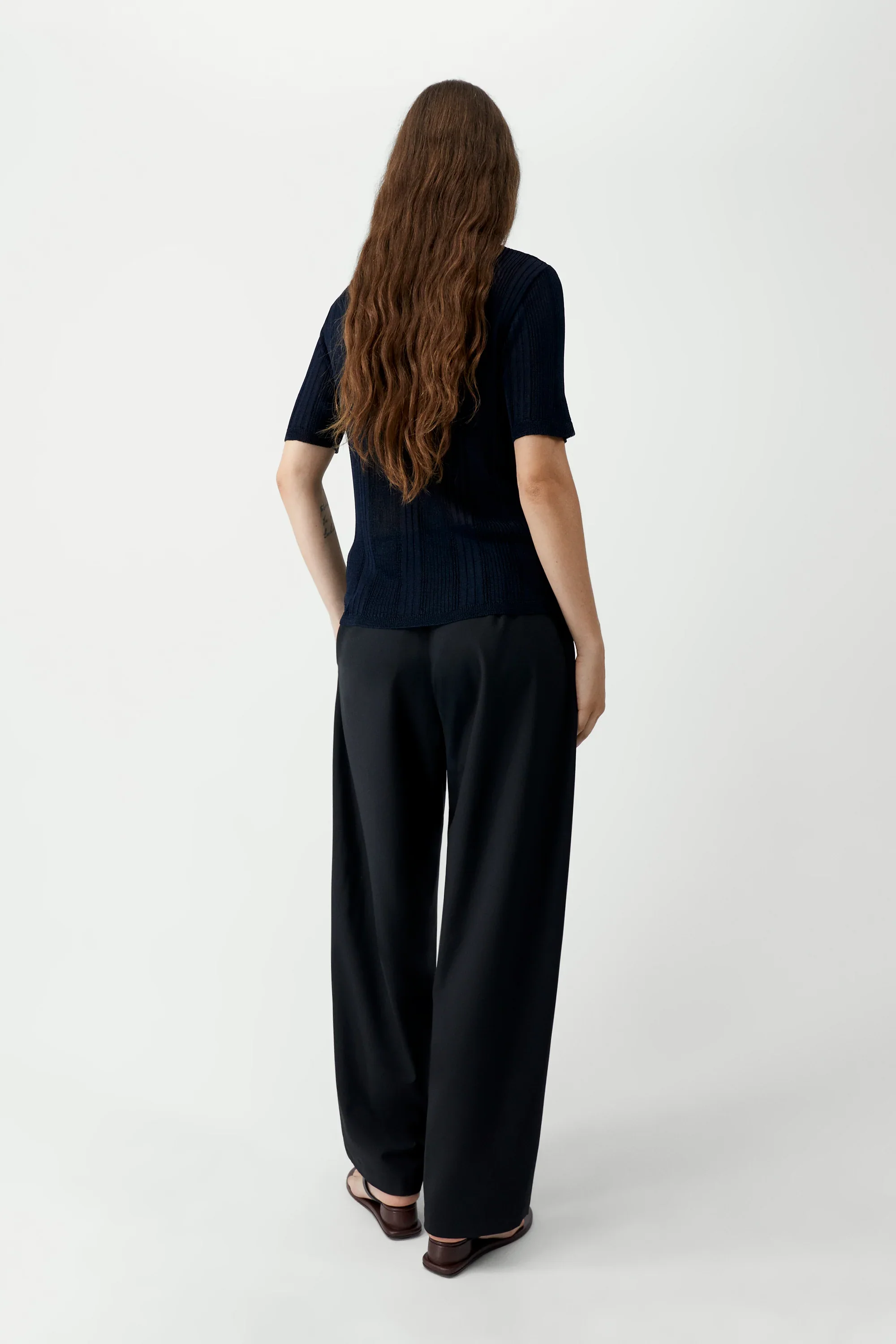 Cordera - Ribbed Knit T-Shirt - Image 3