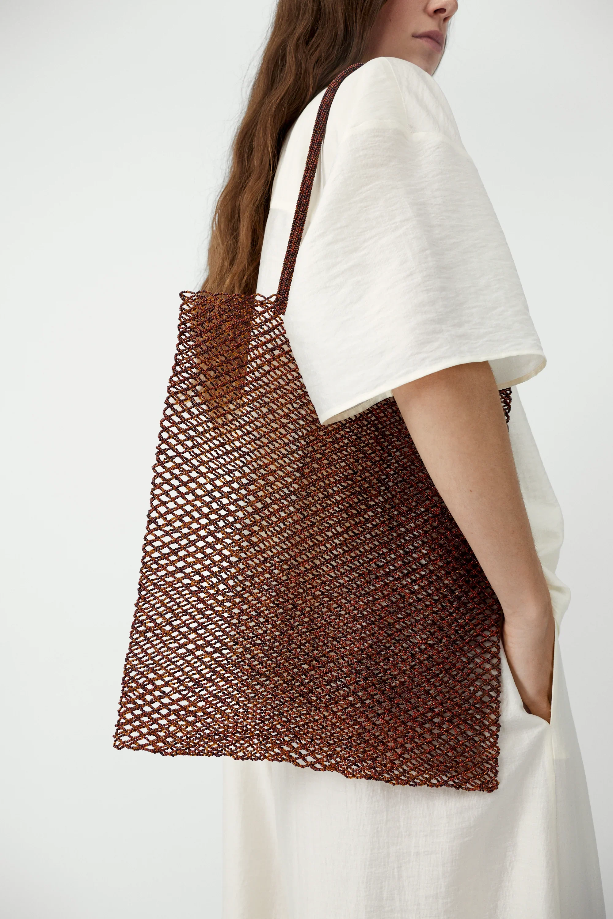 Cordera - Handmade Beaded Tote Bag - Image 3