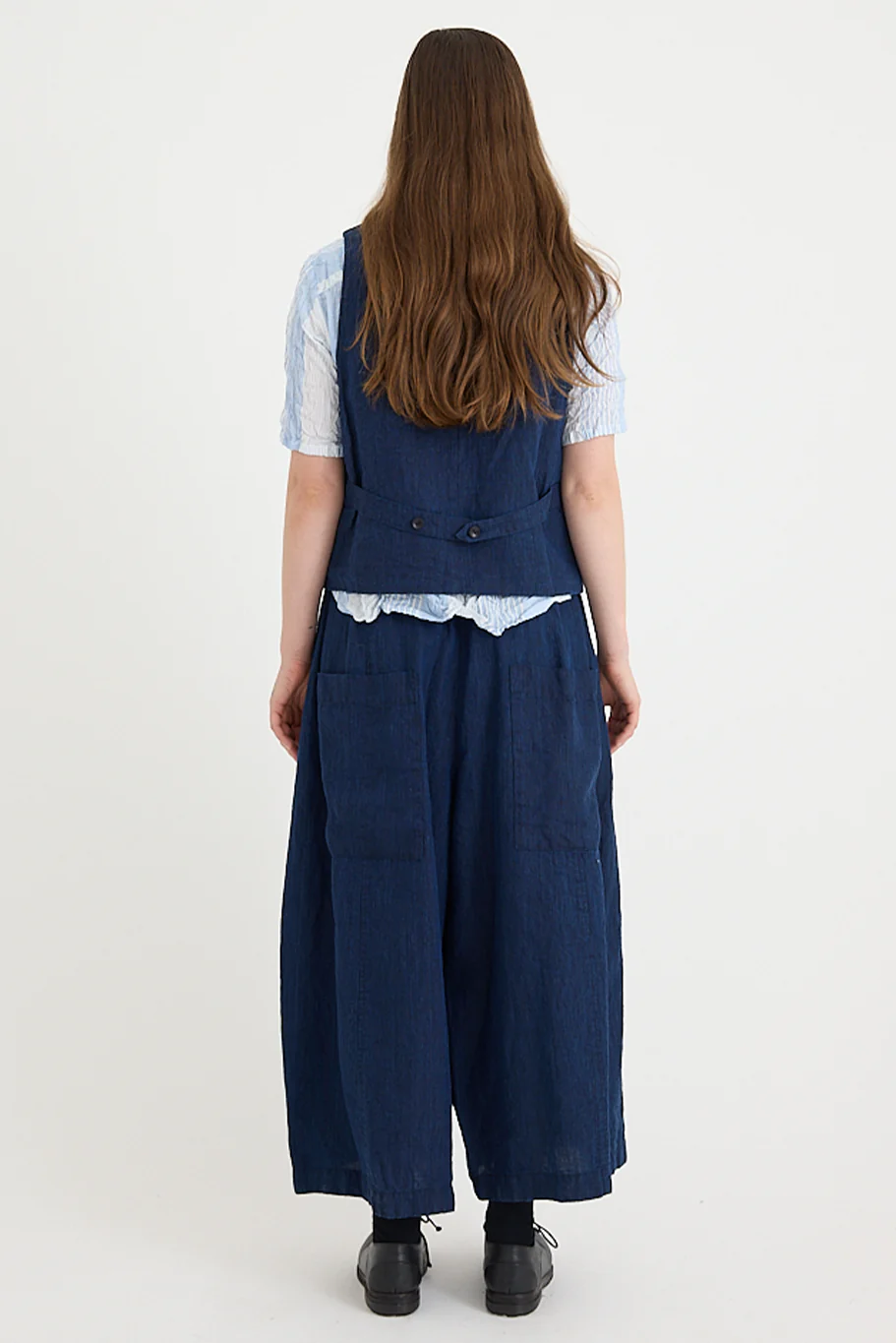 Pas De Calais - Yarn Dye Oxford Vest - Image 8