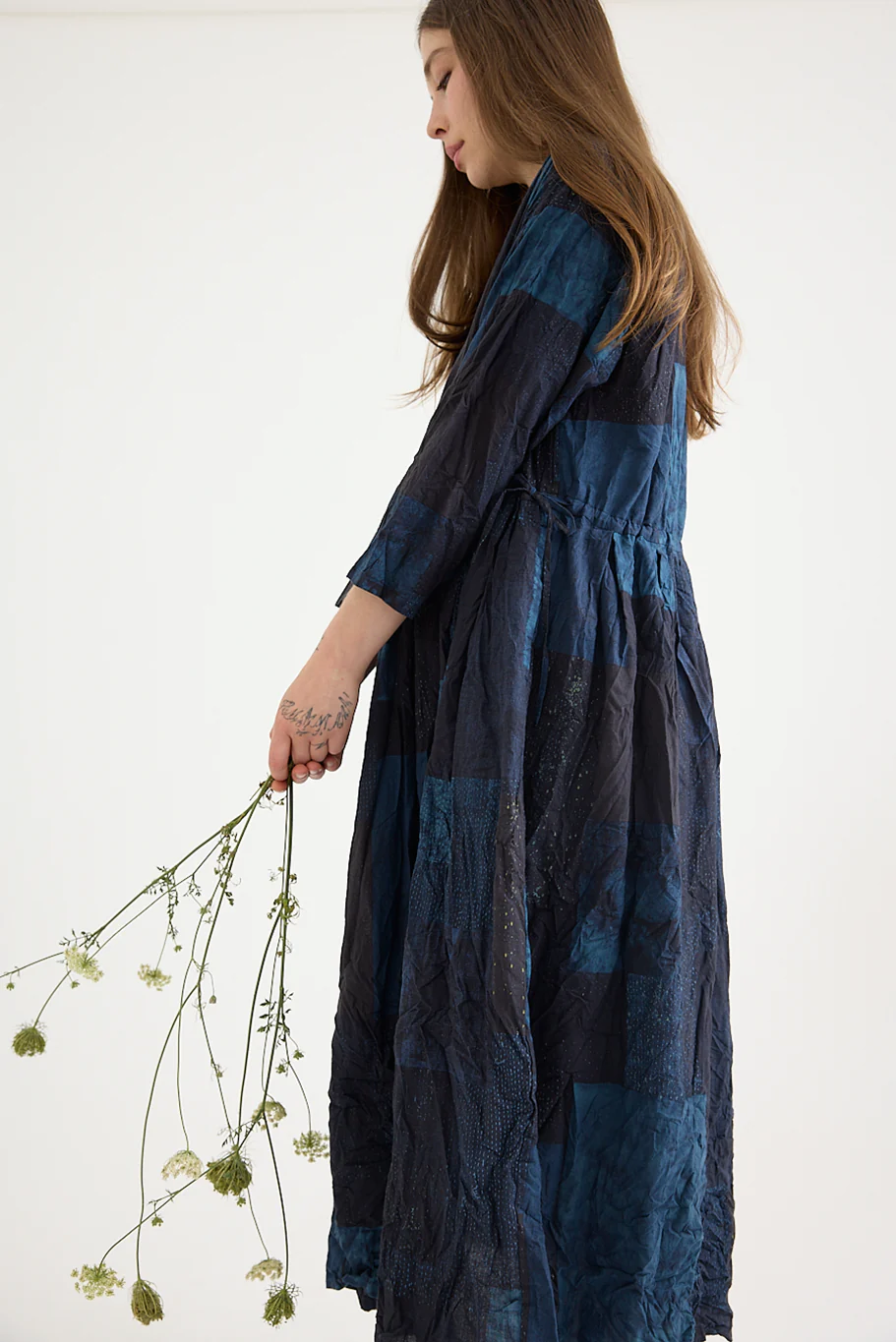 Pas De Calais - Tsugihagi Print Dress - Image 4