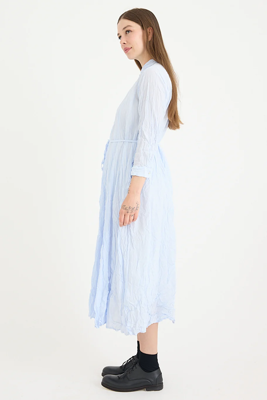 Pas De Calais - Washed Cotton Crinkle Dress - Image 14