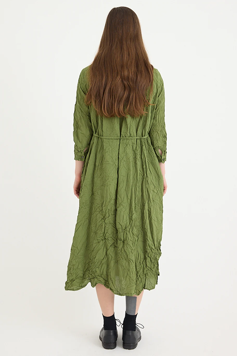 Pas De Calais - Washed Cotton Crinkle Dress - Image 6