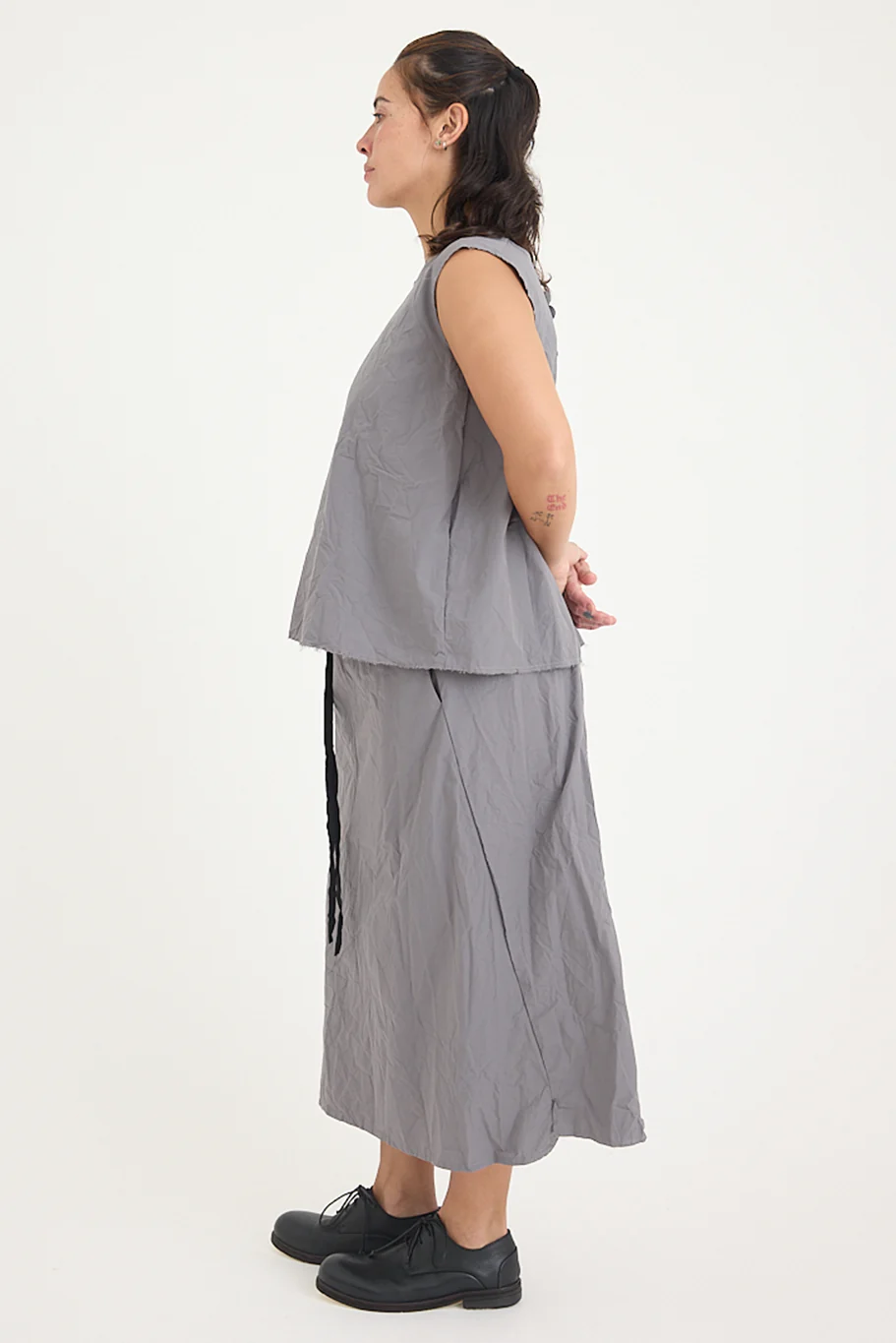 SCHA - Pleated Back Twisted Skirt - Image 4