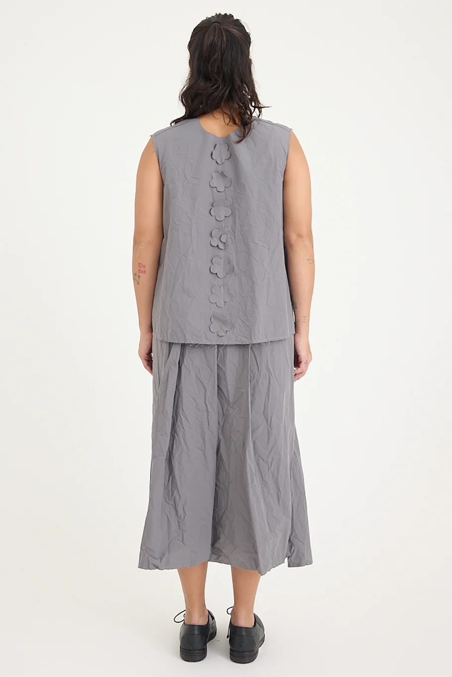 SCHA - Pleated Back Twisted Skirt - Image 5