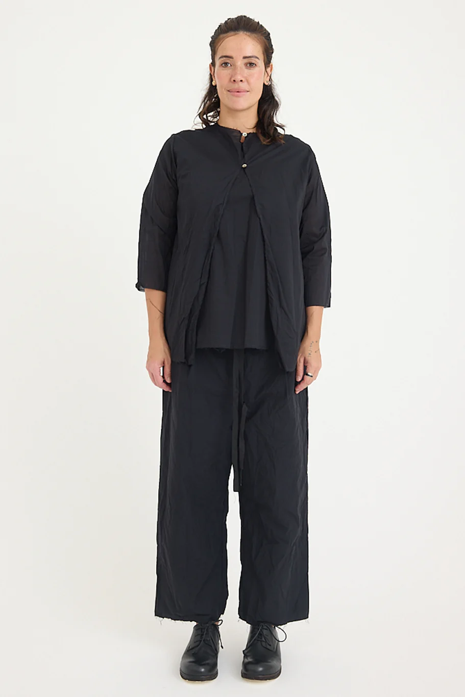SCHA - Open Back 3/4 Sleeve Top - Image 2