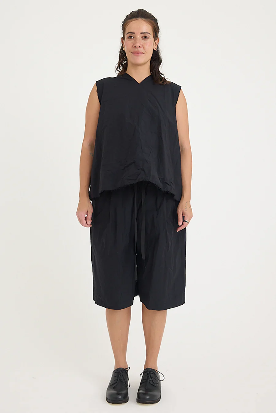SCHA - V Back Sleeveless Top - Flowers - Image 8