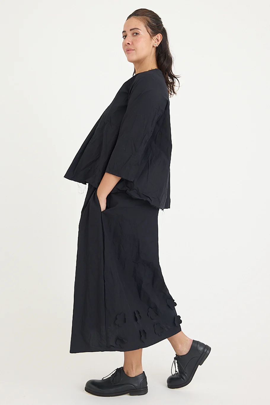 SCHA - Two Pocket Skirt - Flowers - Image 2