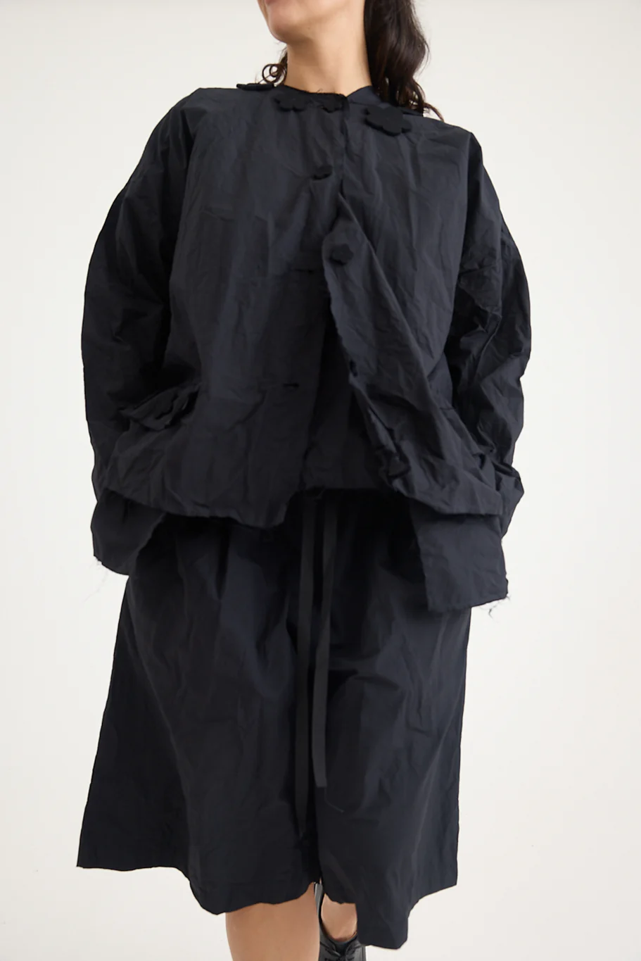 SCHA - Button Down Volume Jacket - Flowers