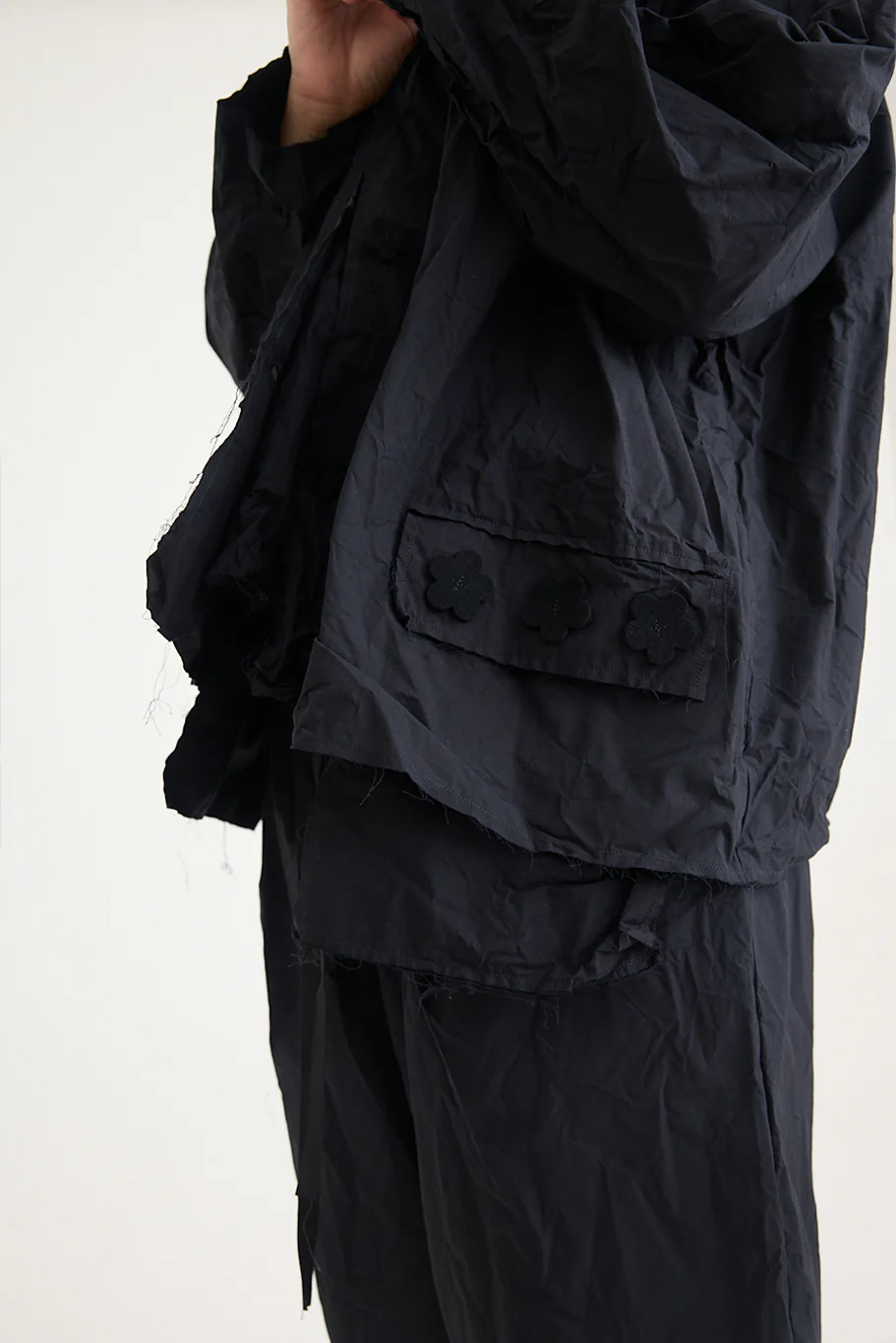 SCHA - Button Down Volume Jacket - Flowers - Image 3