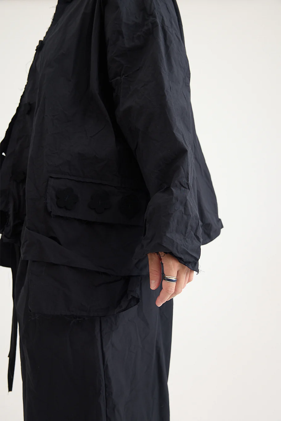 SCHA - Button Down Volume Jacket - Flowers - Image 4