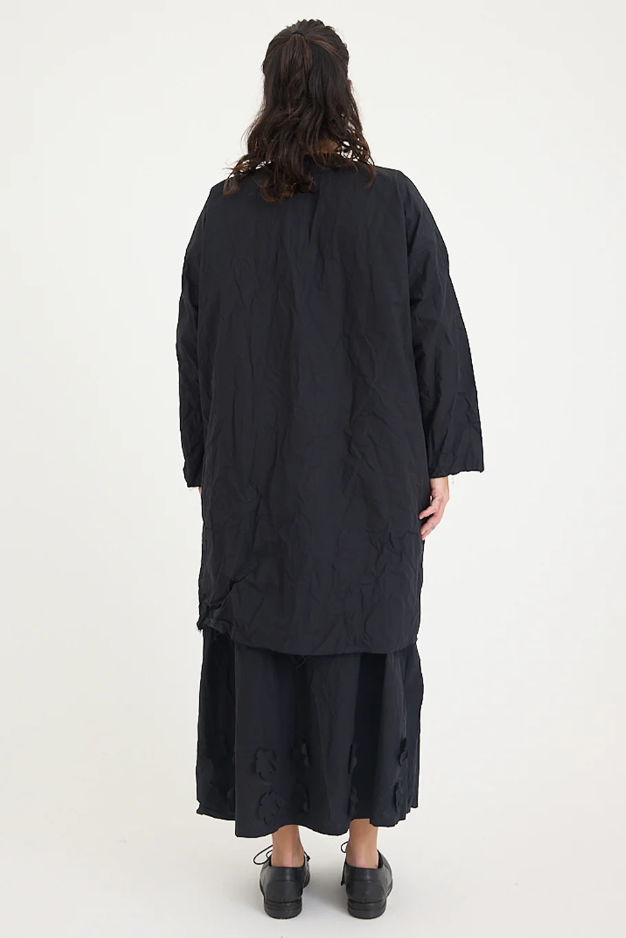 SCHA - "4B-OE" Button Down Volume Coat - Image 7