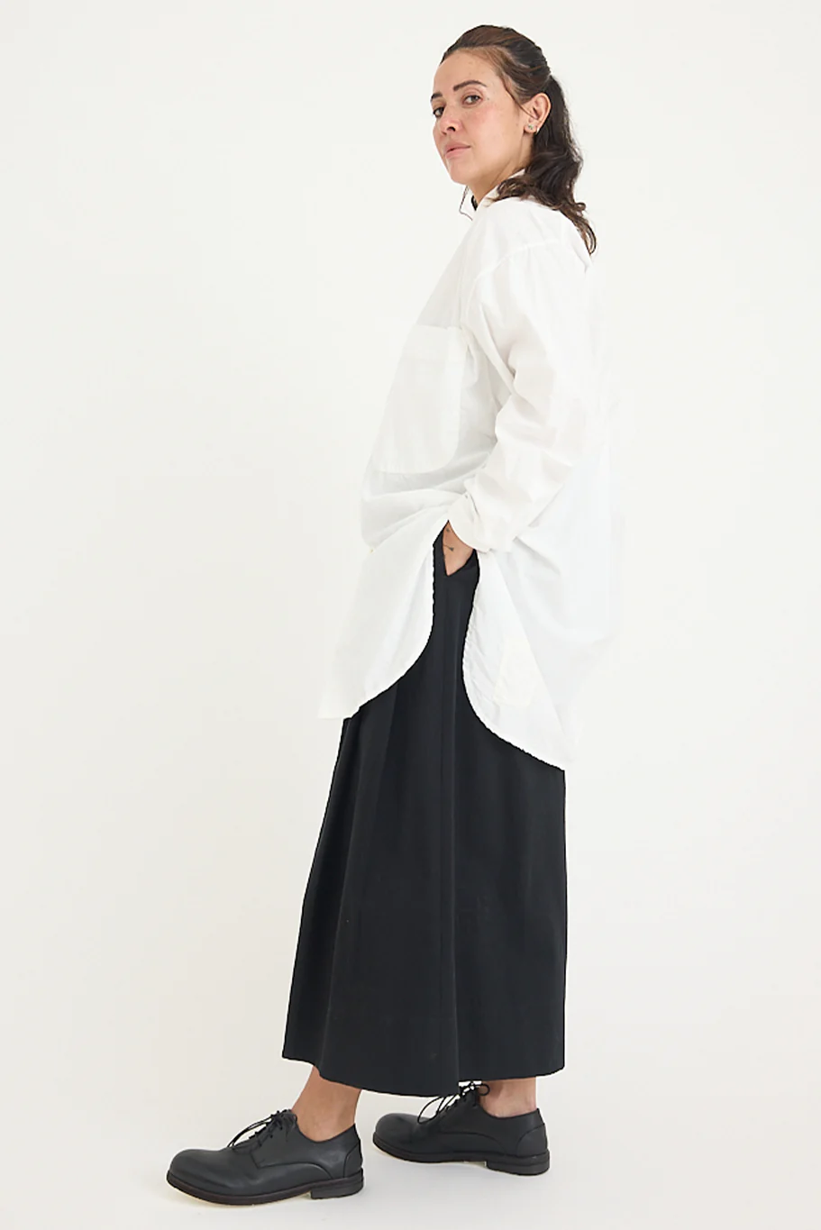 Skrimshand - Wide Leg Pleated Pant - Image 3