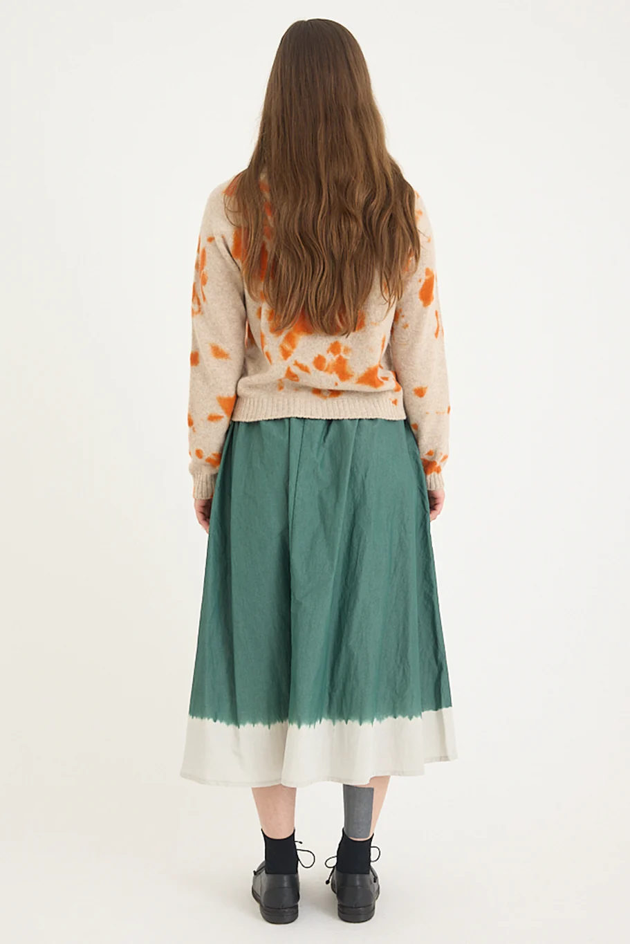 Suzusan - Cashmere Seamless Pullover - Madara Shibori - Image 4