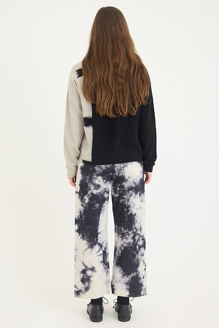 Suzusan - Cashmere Seamless Pullover - Bridge Shibori - Image 5