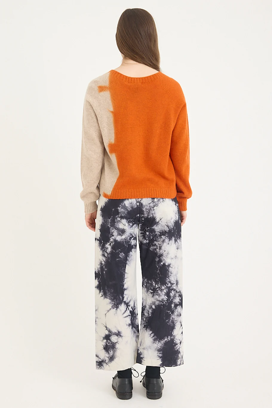 Suzusan - Cashmere Seamless Pullover - Bridge Shibori - Image 8