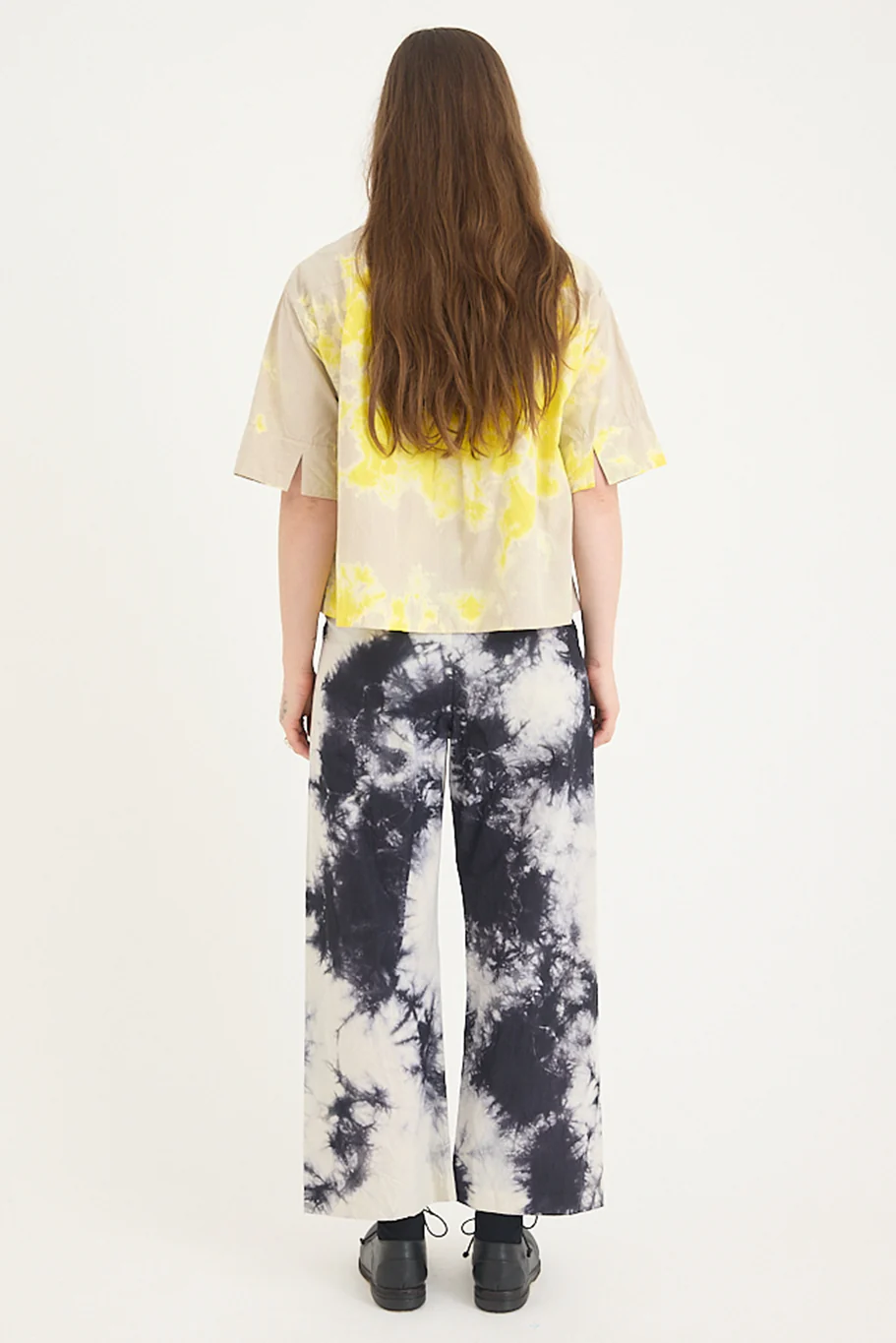 Suzusan - Cotton Pin Stripe Half Sleeve Blouse - Image 5