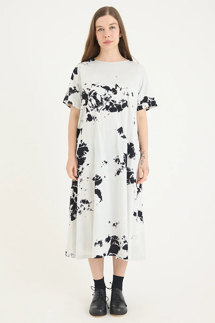 Suzusan - Giza Cotton Jersey Half Sleeve Dress - Image 2