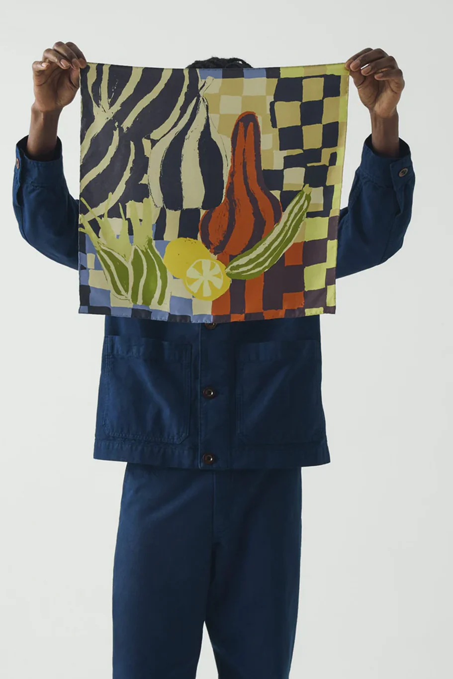 Toast - Abstract Still Life Silk Bandana - Image 4