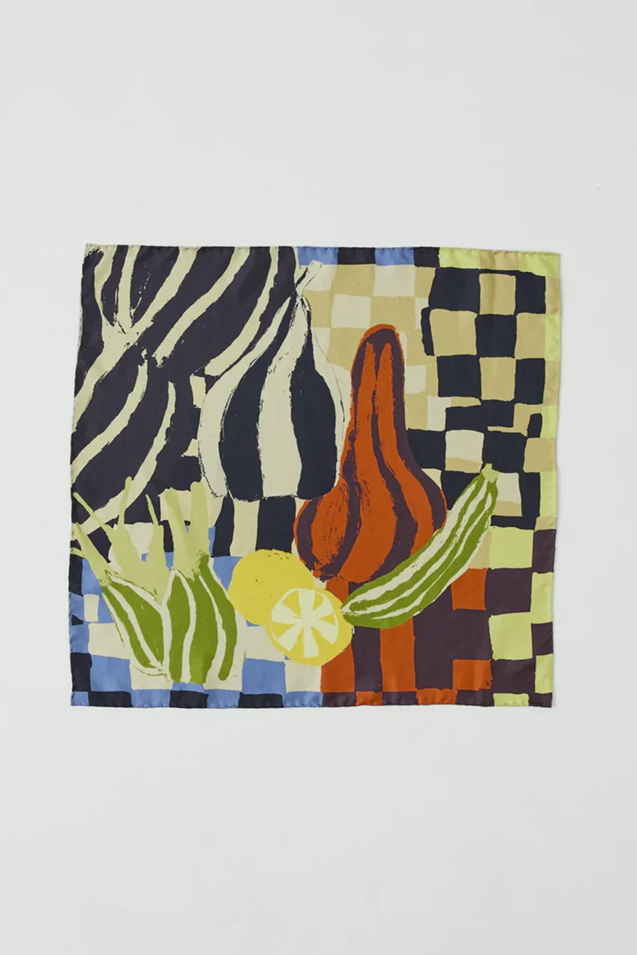 Toast - Abstract Still Life Silk Bandana - Image 5
