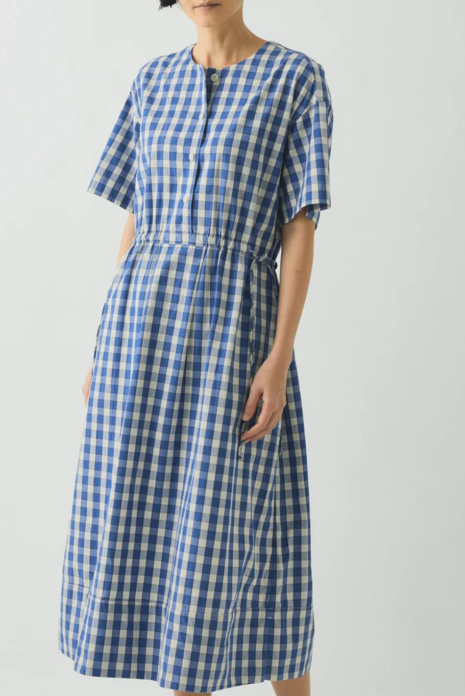 Toast - Gingham Check Cotton Dress - Image 3