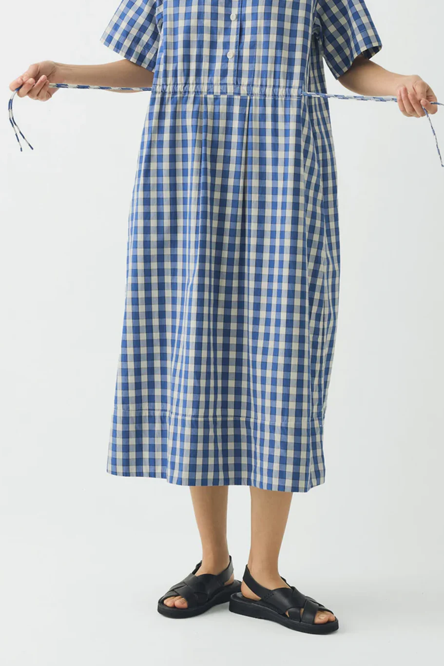 Toast - Gingham Check Cotton Dress - Image 5