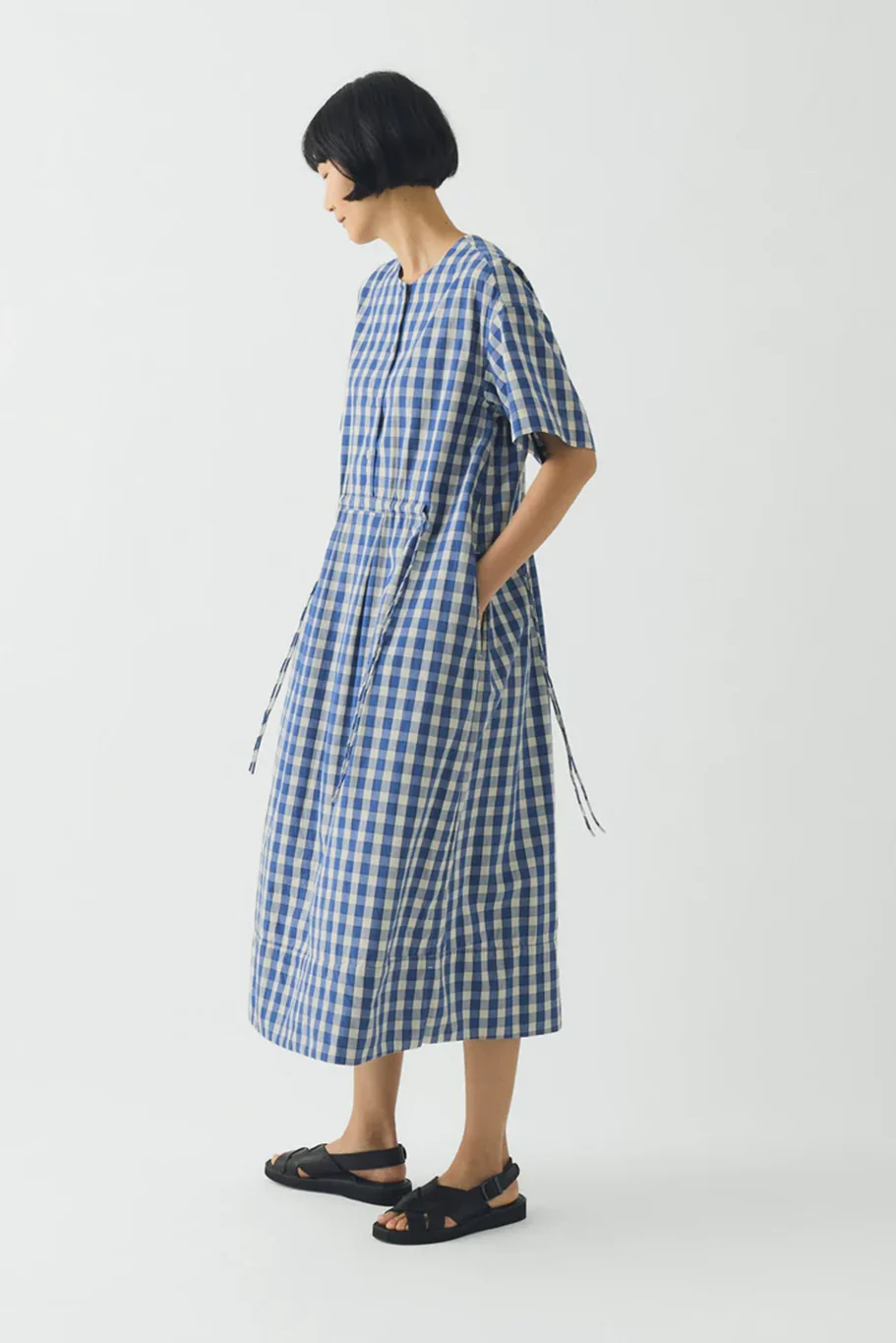 Toast - Gingham Check Cotton Dress - Image 6