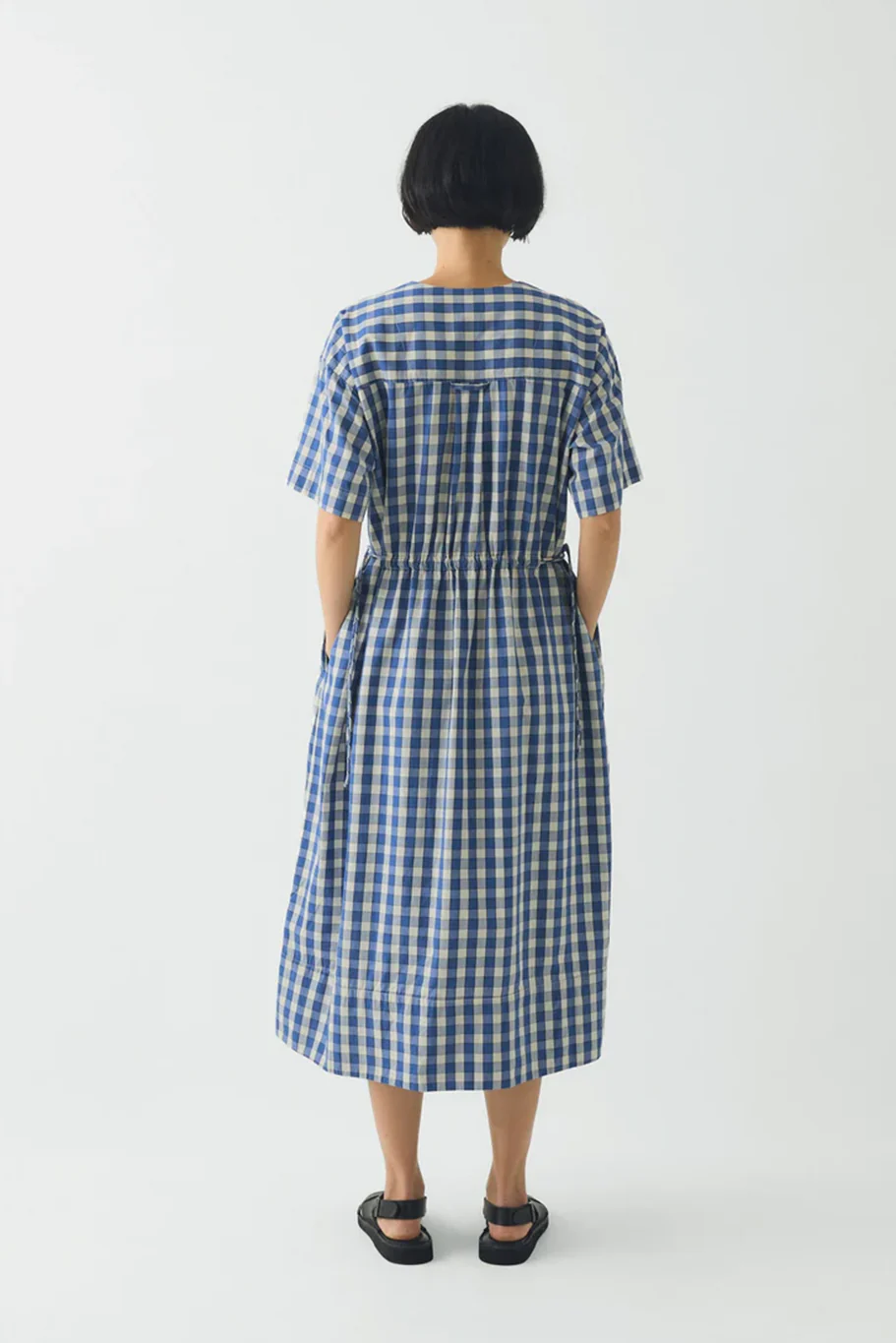 Toast - Gingham Check Cotton Dress - Image 7