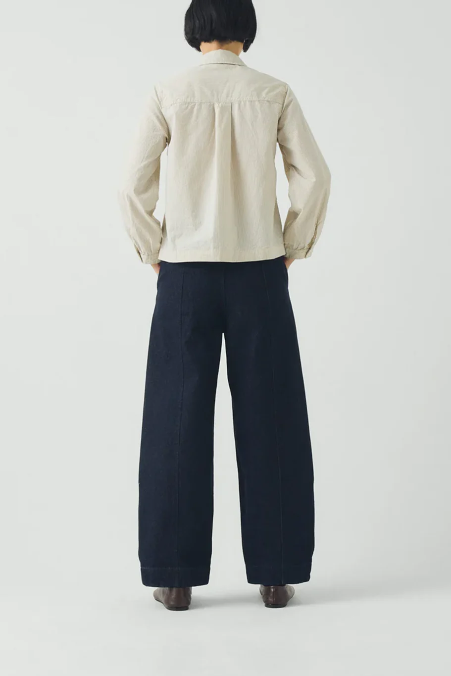 Toast - Sculpted Indigo Denim Trousers - Image 4