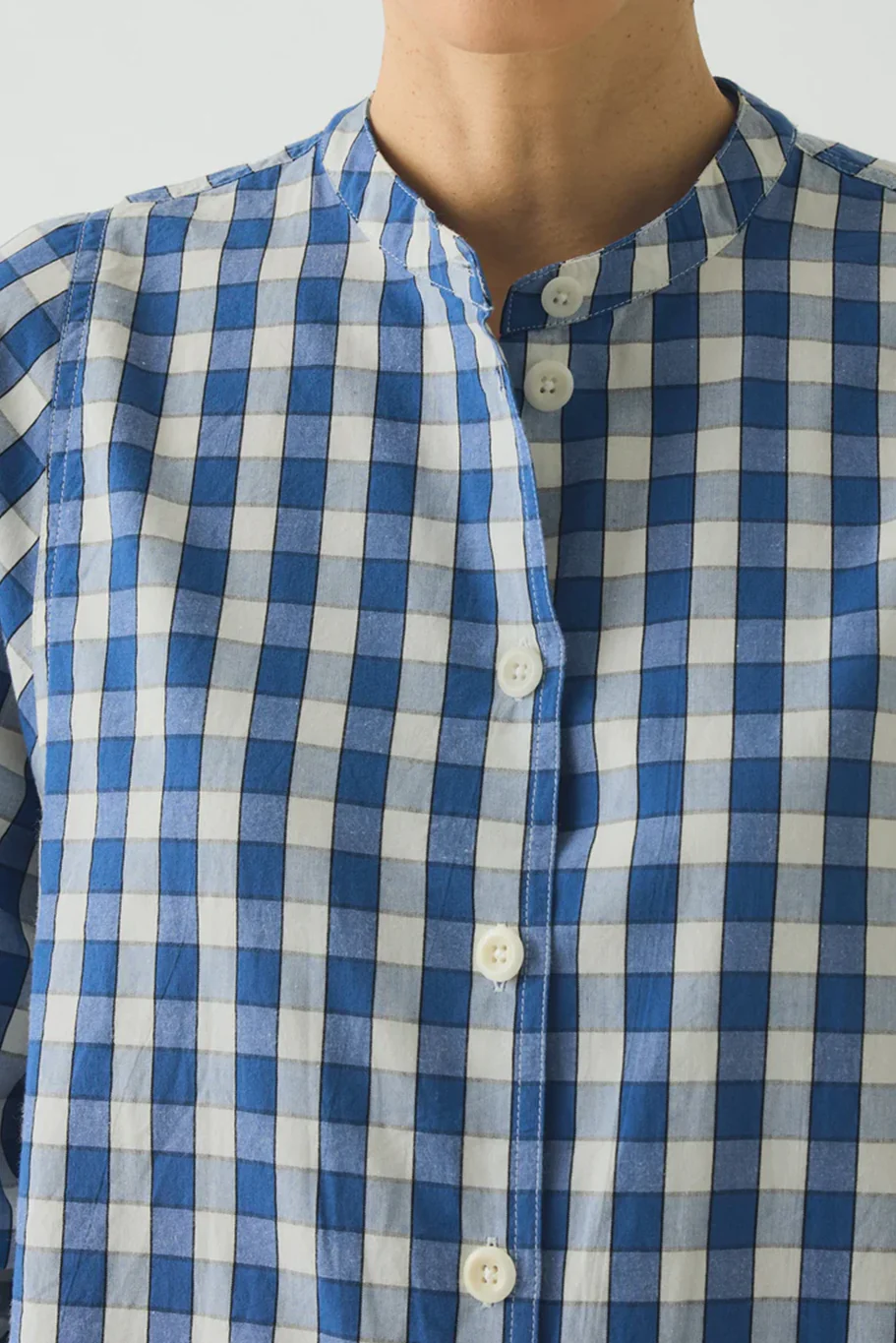 Toast - Alfresco Gingham Cotton Shirt - Image 5