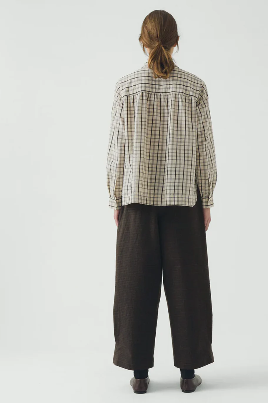 Toast - Half Placket Check Cotton Shirt - Image 2