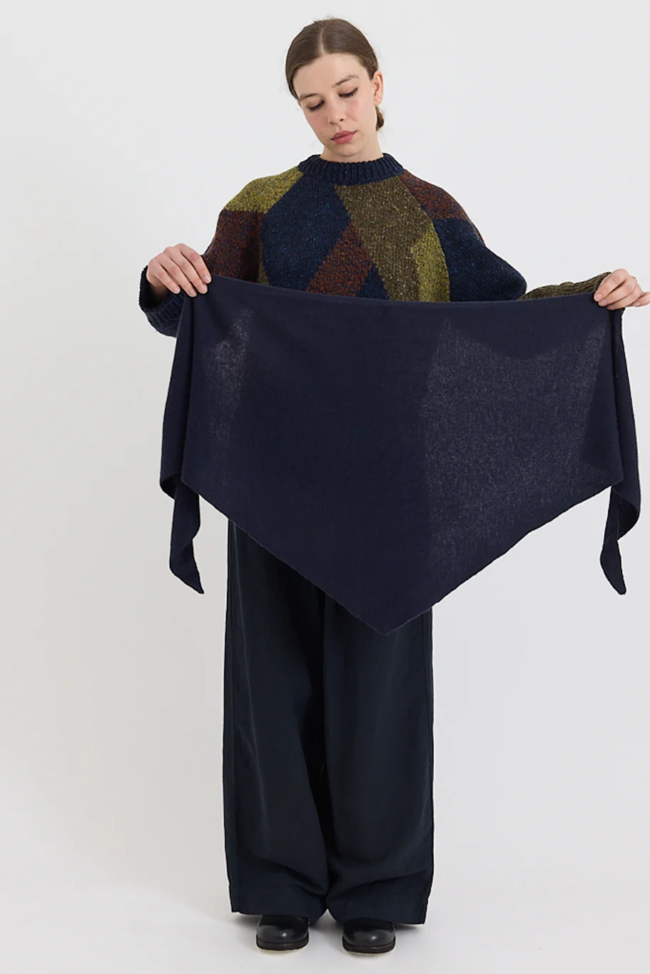 Toast - Wool Cashmere Large Bandana - Image 4