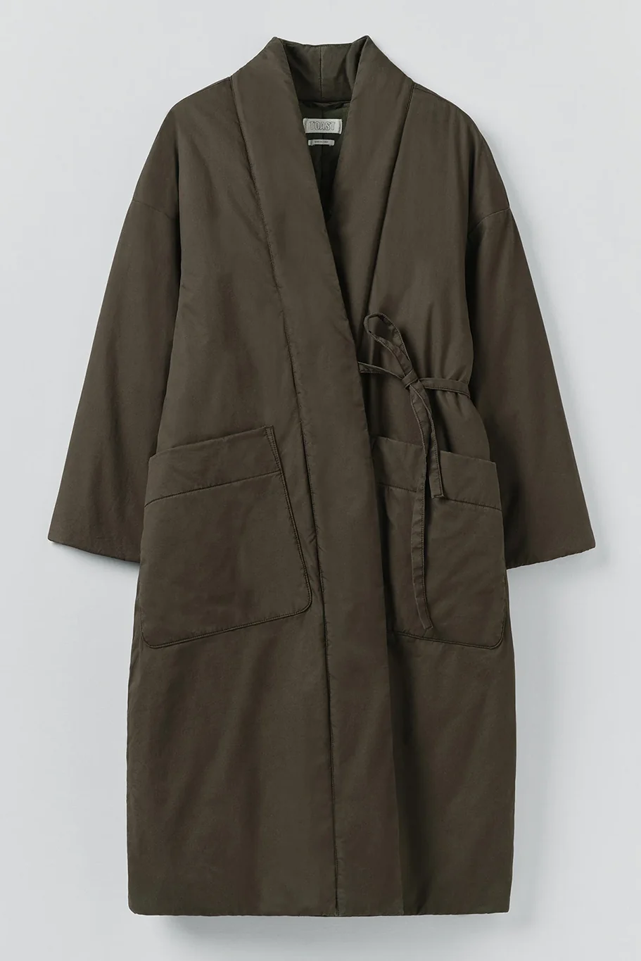 Toast - Padded Cotton Wrap Coat - Image 3