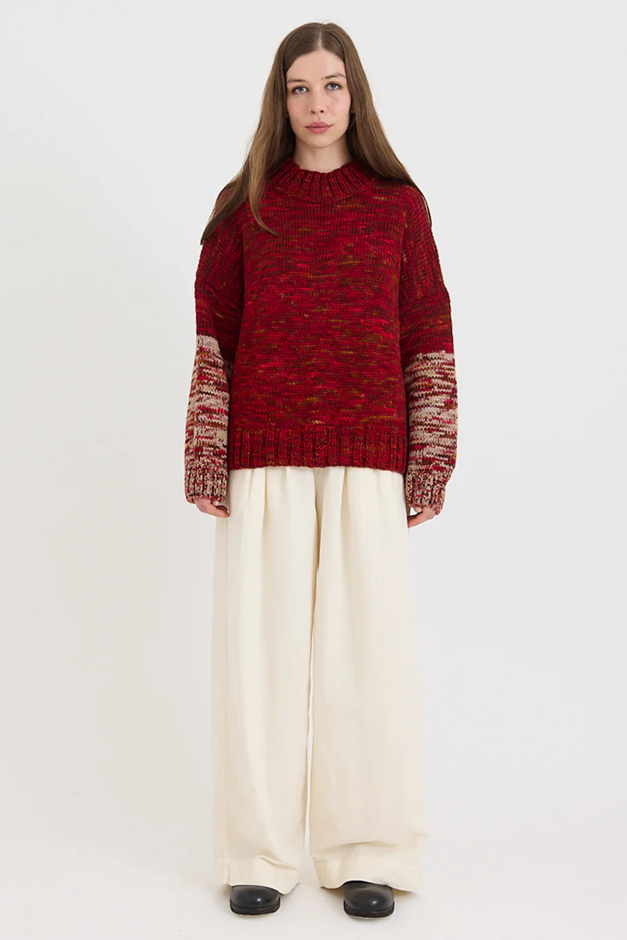 Toast - Hand Dyed High Neck Sweater - Image 2