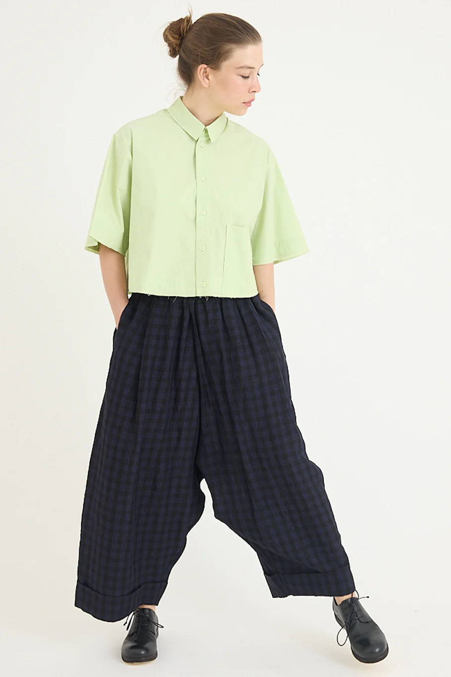 Toogood - The Baker Trouser - Linen Check - Image 2