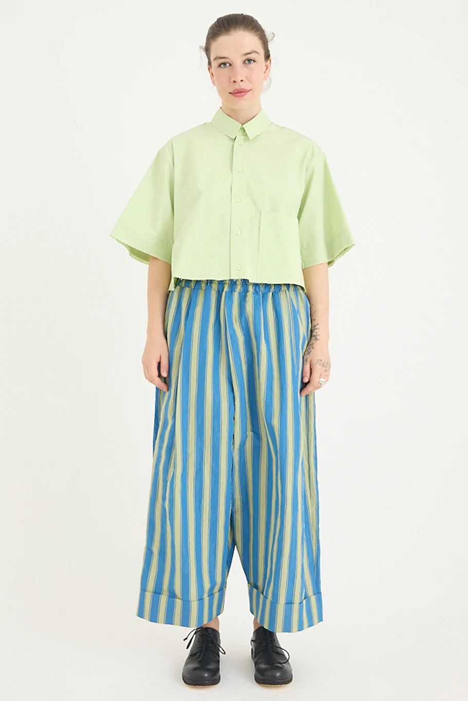 Toogood - The Baker Trouser - Taffeta Stripe