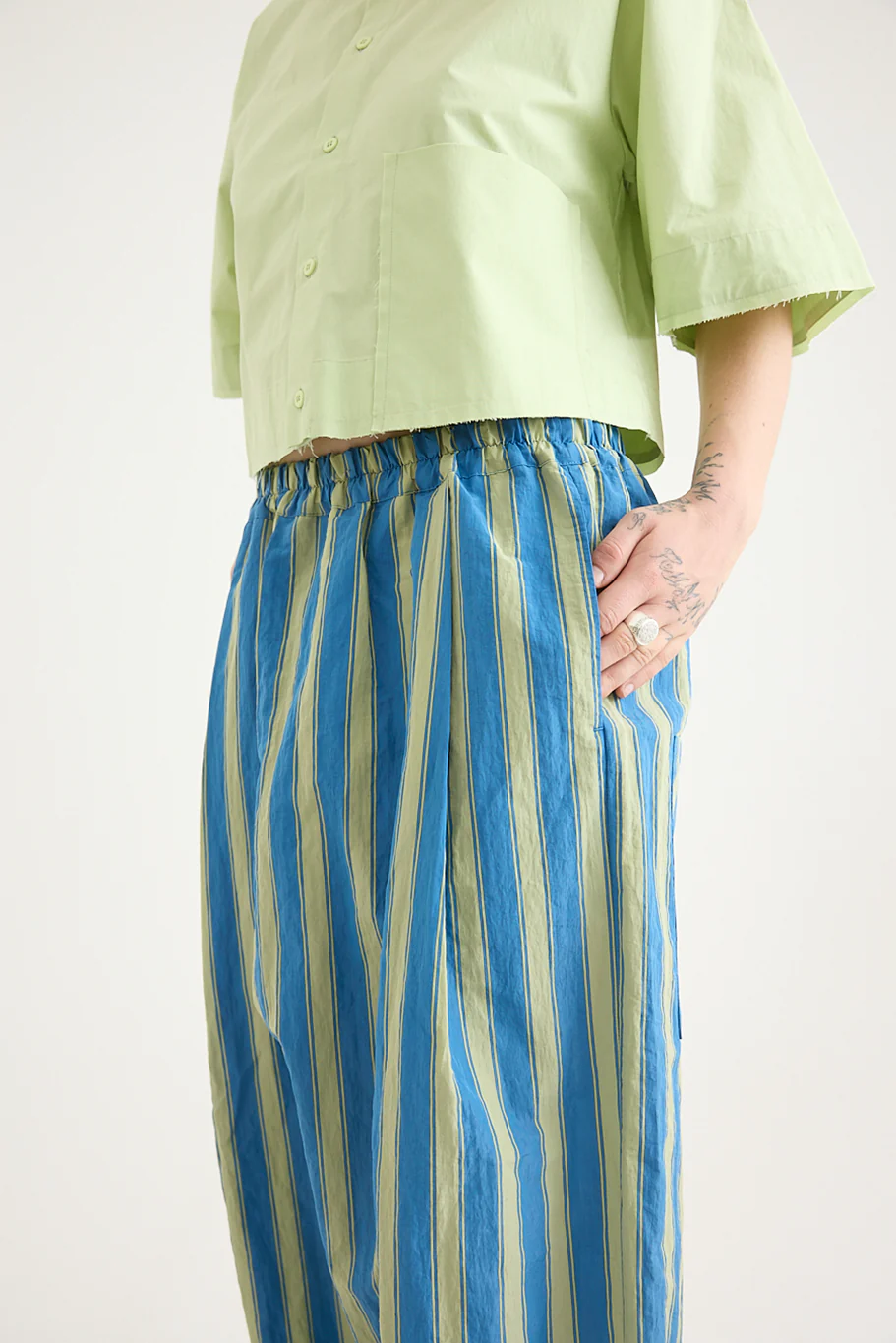 Toogood - The Baker Trouser - Taffeta Stripe - Image 3