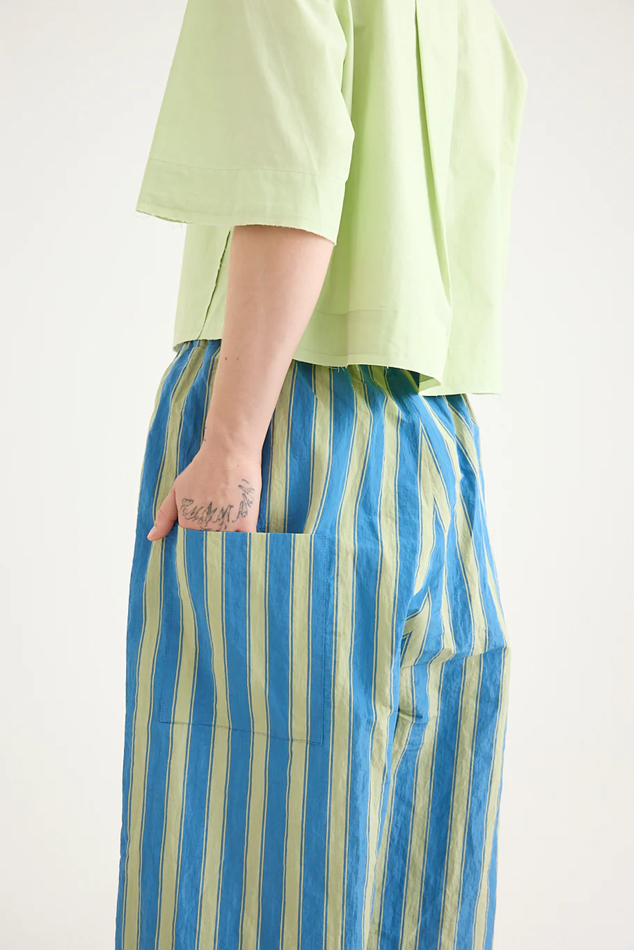Toogood - The Baker Trouser - Taffeta Stripe - Image 4