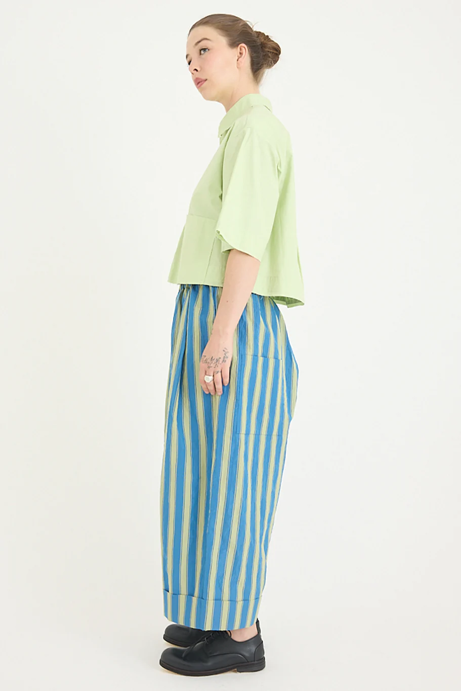 Toogood - The Baker Trouser - Taffeta Stripe - Image 6