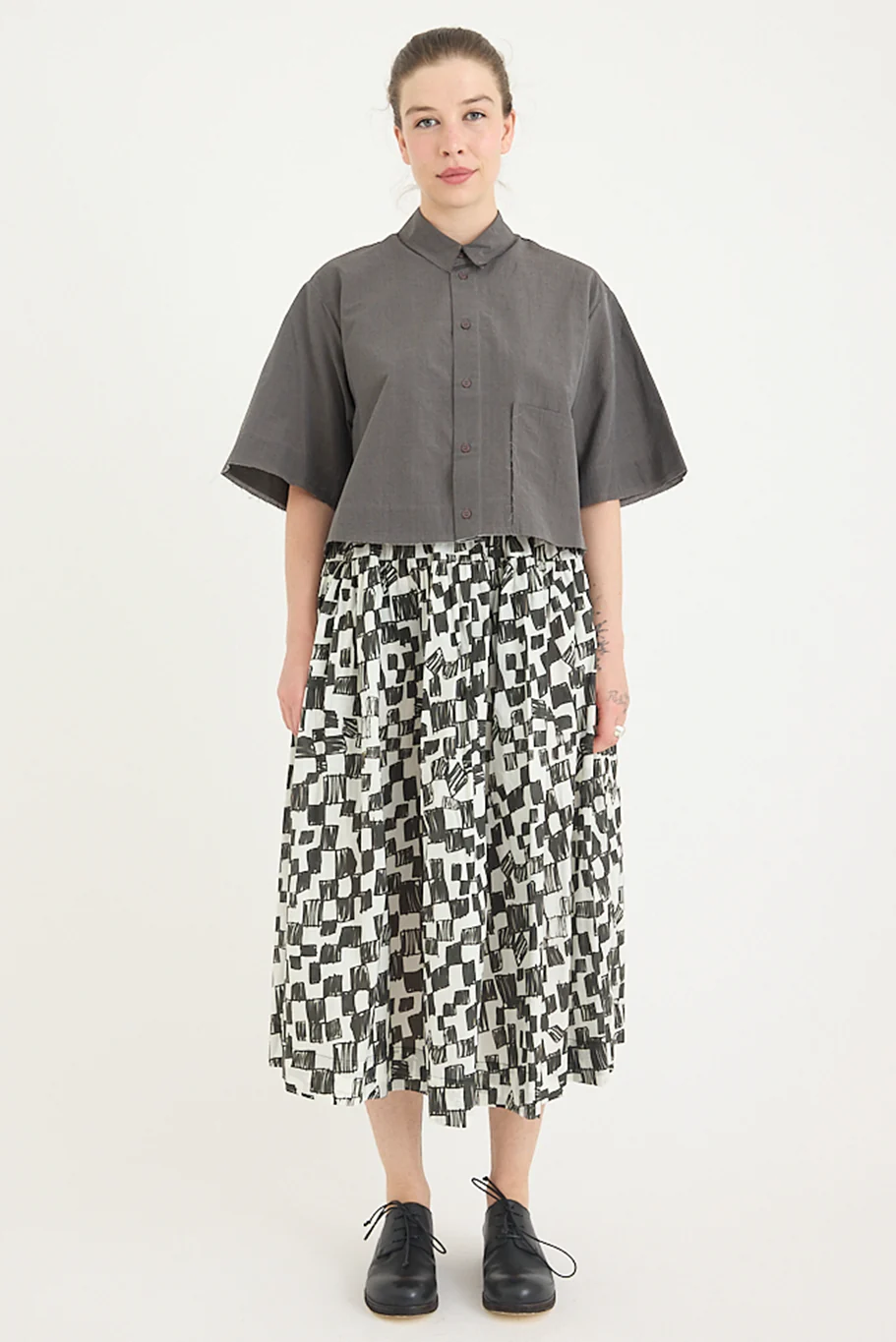Toogood - The Dancer Skirt - Chequerboard - Image 2